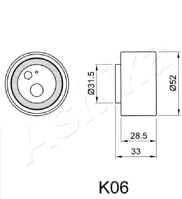  Tensor correa distribución KIA Carens 1