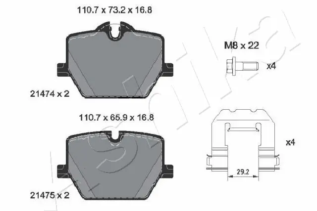 Comprar Pastillas de freno traseras BMW 3  G21, G81