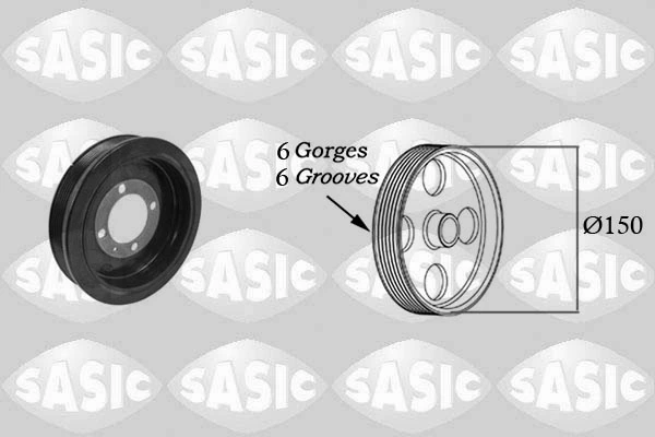 Comprar Polea de cigüeñal Opel Meriva B 