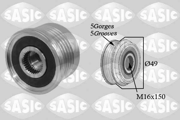 MW31251073 Mitsubishi Rueda libre alternador 
