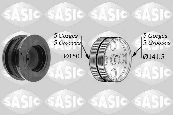 Comprar VD1146 Continental/Siemens La polea del cigüeñal