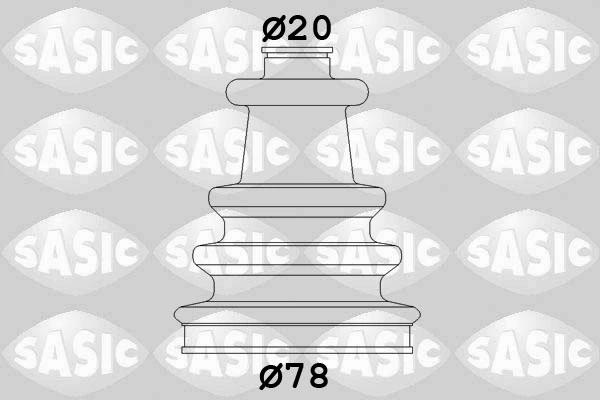 Fuelle exterior del palier delantero 7701455096 RENAULT