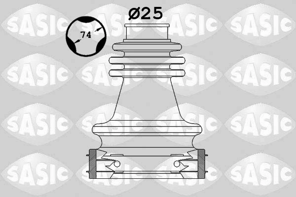 Fuelle, árbol de transmisión delantero interior Renault Espace 4 JK0