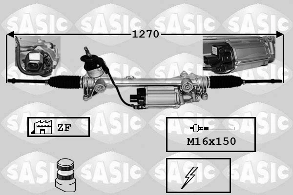 Cremallera caja de direccion para Volkswagen Golf IV 1J1