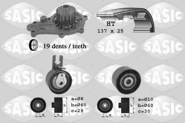 Kit correa de distribución para Citroen C5 III RD