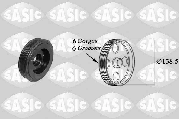 Comprar Polea de cigüeñal Volkswagen Passat ALLTRACK B7 365