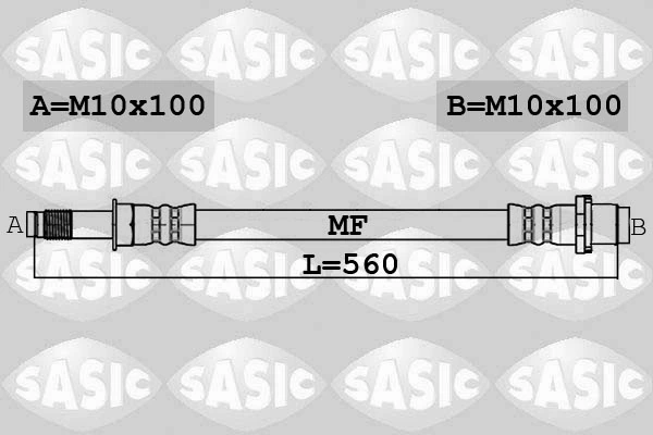 Comprar Latiguillos de freno delantero Volkswagen Transporter T5 7HA, 7HH, 7EA, 7EH