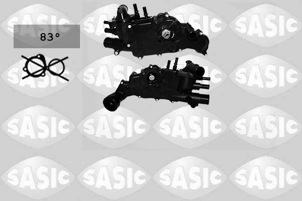 Caja del termostato para Peugeot 406  8B