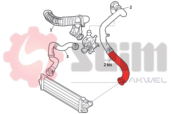 Manguera del intercooler Depo/Loro/Abakus 042028008 precio, desde 48,40 EUR