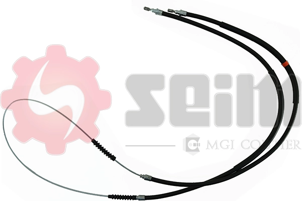 1329845080 Fiat/Alfa/Lancia Cable de freno de mano trasero derecho/izquierdo