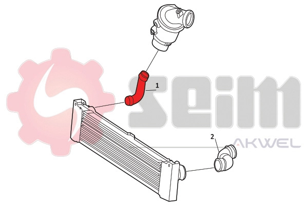 Tubo intercooler 5040PT1 Polcar