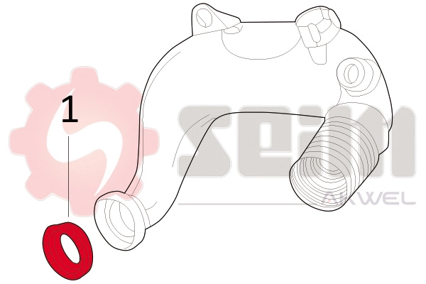 Comprar 2247398 BMW Anillo del conducto de salida de la carcasa del filtro de aire