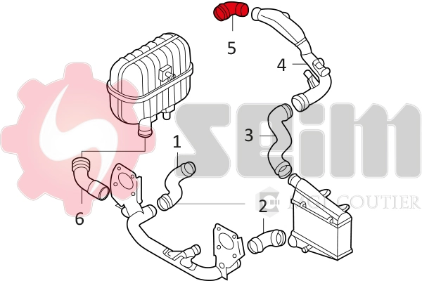 Tubo flexible de aire de sobrealimentación Polcar 9549PT1
