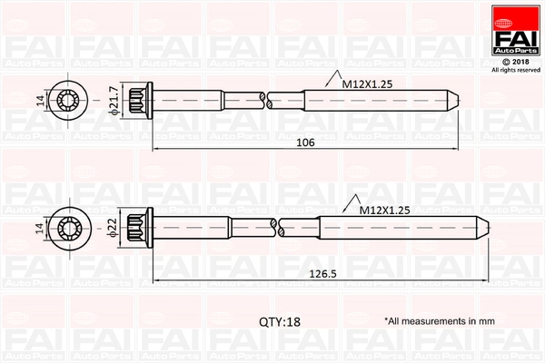 Juego tornillos culata Toyota Hiace IV desde 35,95 €