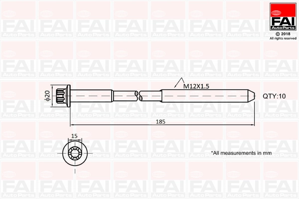 Comprar Tornillo de culata KIA Cerato  LD a bajo precio