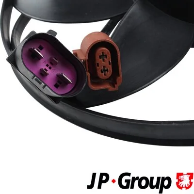 1199106200 JP Group Ventilador eléctrico de refrigeración completo izquierdo (motor y hélice)