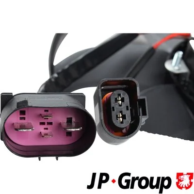 1199106800 JP Group Ventilador eléctrico de refrigeración completo izquierdo (motor y hélice)