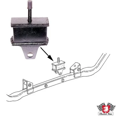 Taco de motor delantero para Volkswagen Transporter III (24, 25, 251)