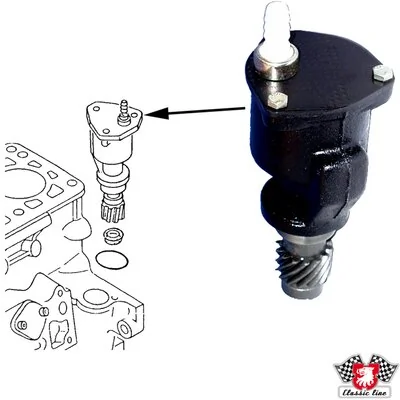 Bomba de vacío para Audi 80 81, 85