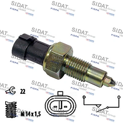 Sensor de marcha atrás Fiat Brava  (182)