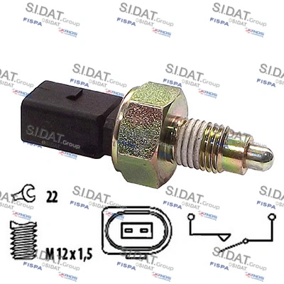 Sensor de marcha atrás para Skoda Octavia II (1Z3)
