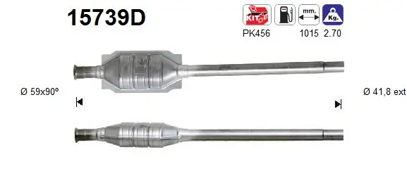 Comprar Convertidor catalítico C15  VD