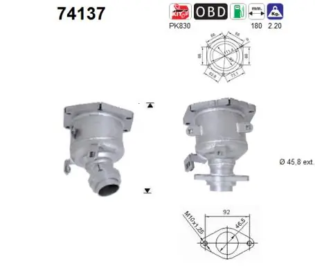 Catalizador de gasolina y diésel Nissan Micra  (2005-2010)