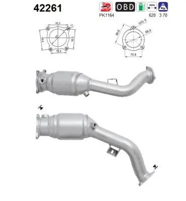 Comprar Convertidor catalítico A4  8K5