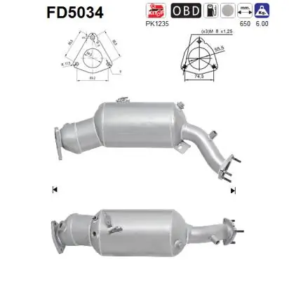 Comprar Filtro de partículas diésel Audi Q5  8RB a bajo precio