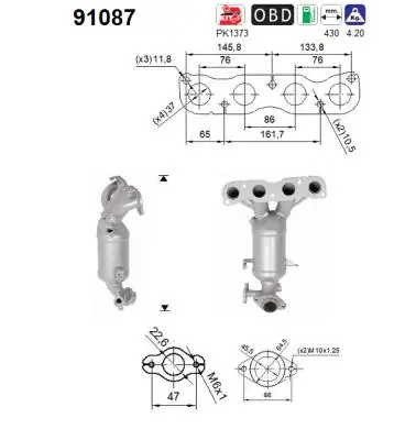 Catalizador para Suzuki Swift AZ