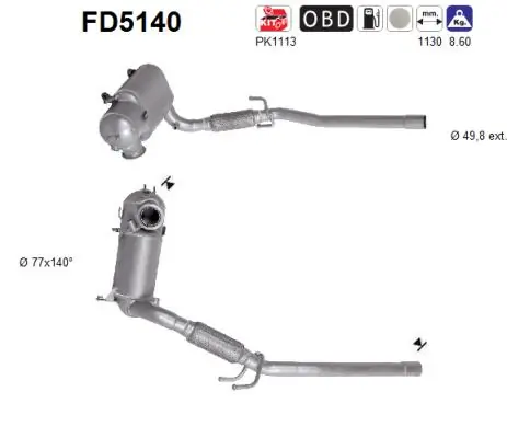 DPF Volkswagen Polo V (2009-2022)
