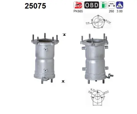 Catalizador para Mazda Protege 4 DOOR
