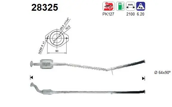 Convertidor catalítico Peugeot 205 II hatchback comprar en España