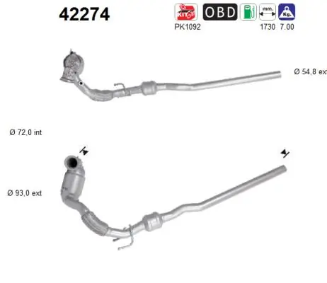 Comprar Catalizador Audi Q3  8UB, 8UG a bajo precio