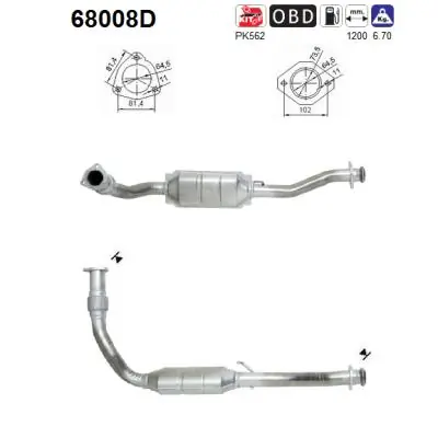 Catalizador EEC LD6008T precio, desde 259,38 EUR