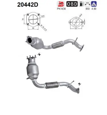 Catalizador JMJ JMJ1080375 precio, desde 297,13 EUR
