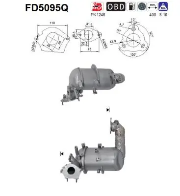 Catalizador Peugeot/Citroen 95523162 precio, desde 559,30 EUR