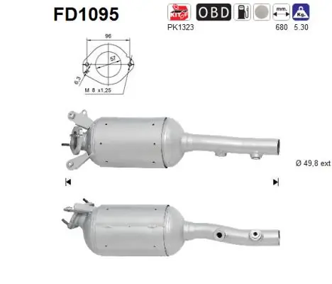 DPF Renault Scenic II (2004-2009)