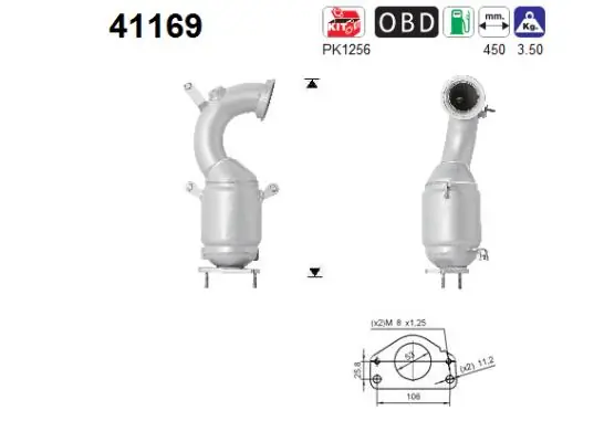 Catalizador para Jeep RENEGADE BU, B1