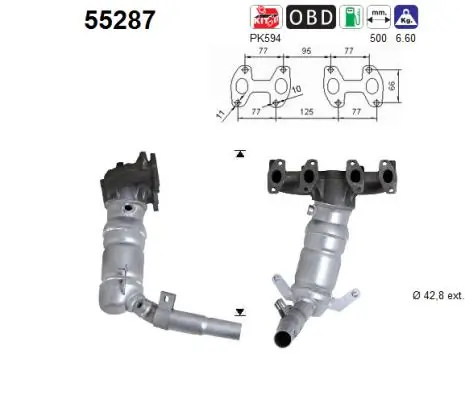 Comprar Convertidor catalítico Panda I 141A