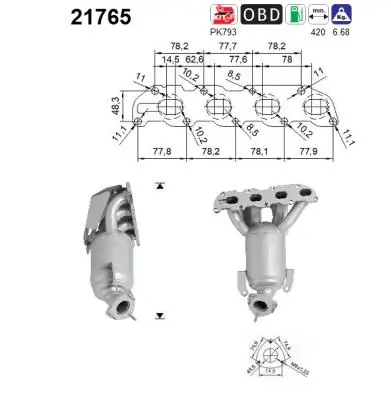 Comprar Catalizador Opel Astra  L69 a bajo precio