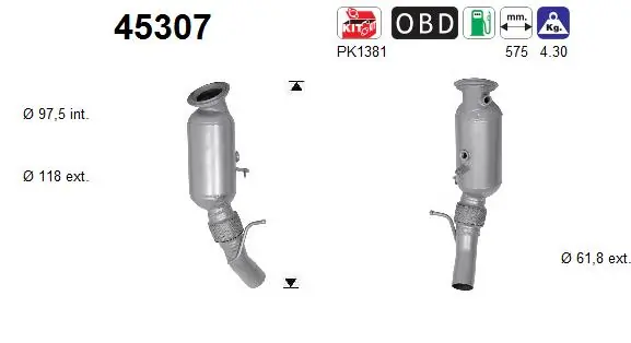 Catalizador para BMW X3 F25