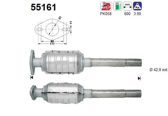 Comprar Convertidor catalítico Punto I 176