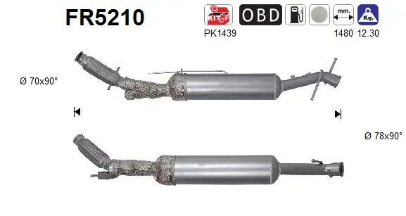 Catalizador para Opel Vivaro K0
