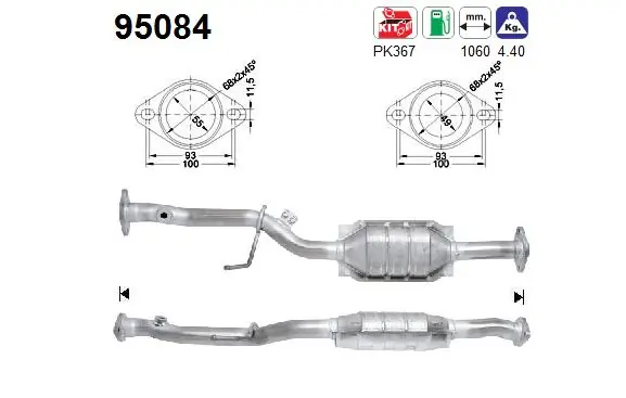 Convertidor catalítico Avensis  familiar (1997-2003) original desde 295,80 €