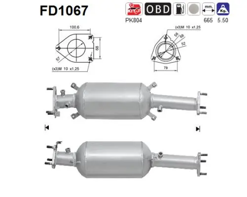 FAP para Honda CR-V  (RE)