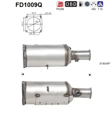 Comprar Filtro de partículas Peugeot 406  8B