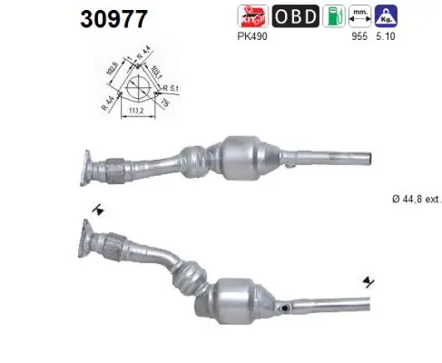 Comprar Catalizador Renault Laguna II BG0, BG1 a bajo precio