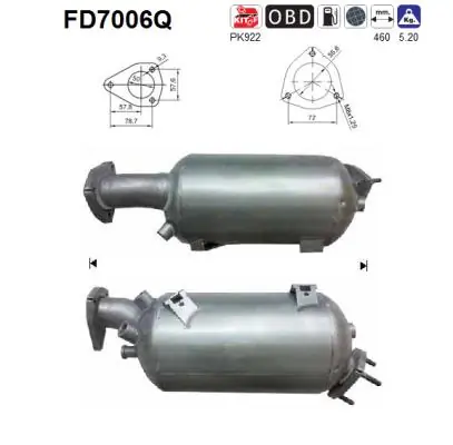 Comprar Filtro de partículas diésel Audi A6 4F2 a bajo precio