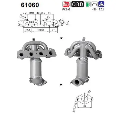 Sistema de escape del motor KIA Ceed hatchback comprar en España
